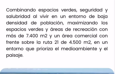 LOTES EN ESTACION LAGOS – GRAL.LAGOS